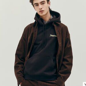 Peanuts Records NYC Hoodie | H&M | Dark Brown | Unisex Medium